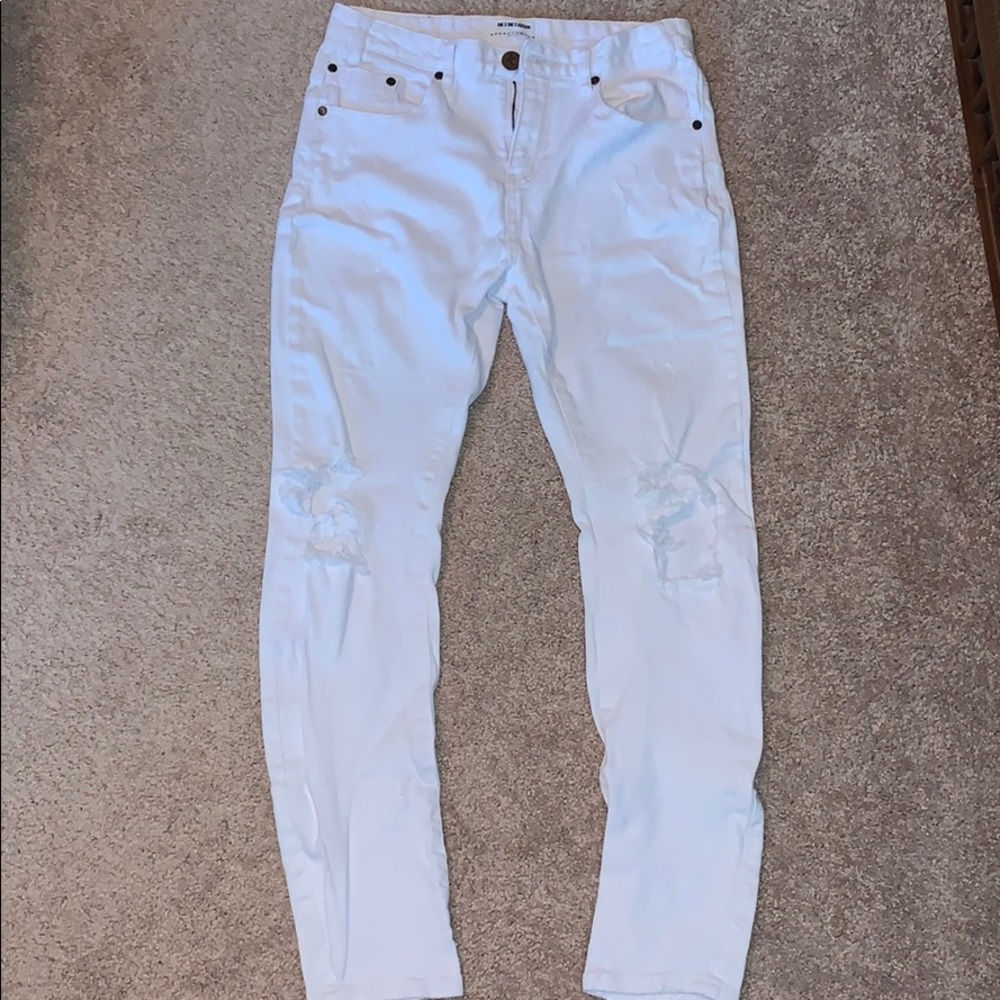 White One x Oneteaspoon white jeans